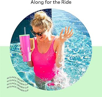 Corkcicle Cruiser Insulated Tumbler with Handle and Straw, Sunglass Tan, 40 oz – Reusable Water... | Amazon (US)