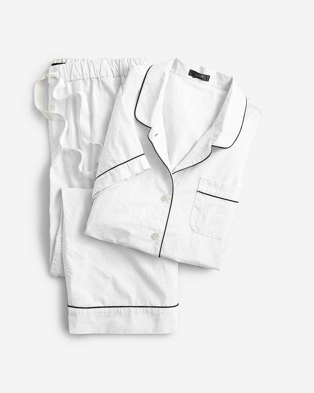 End-on-end cotton pajama short set | J.Crew US