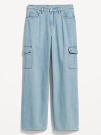 Extra High-Waisted Wide-Leg Cargo Jeans for Women | Old Navy (US)