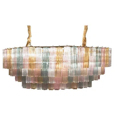 Light Venini Midcentury Oval Chandelier | Wayfair North America