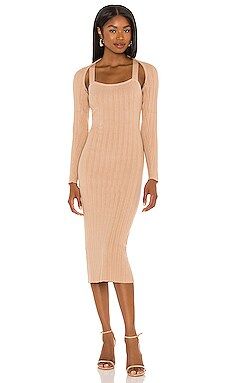 HEARTLOOM Sage Dress Set in Bisque from Revolve.com | Revolve Clothing (Global)