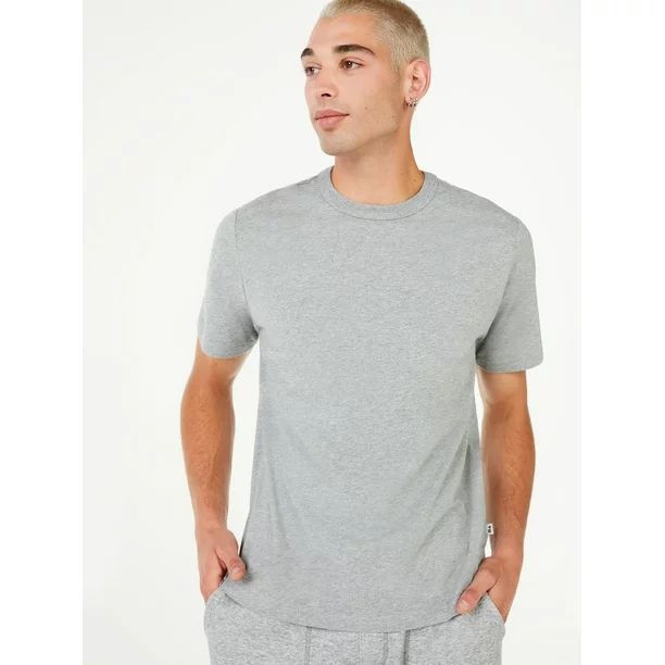 Free Assembly Men's Everyday T-Shirt with Short Sleeves - Walmart.com | Walmart (US)