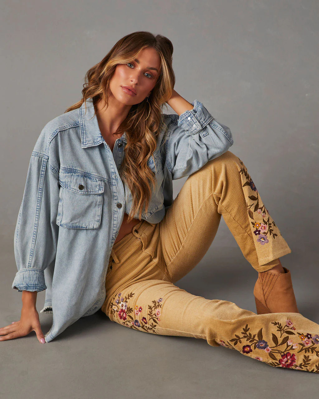 Joelle Denim Shacket | VICI