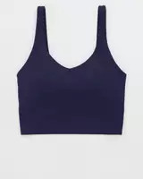 OFFLINE By Aerie Real Me Low Key Longline Sports Bra | Aerie