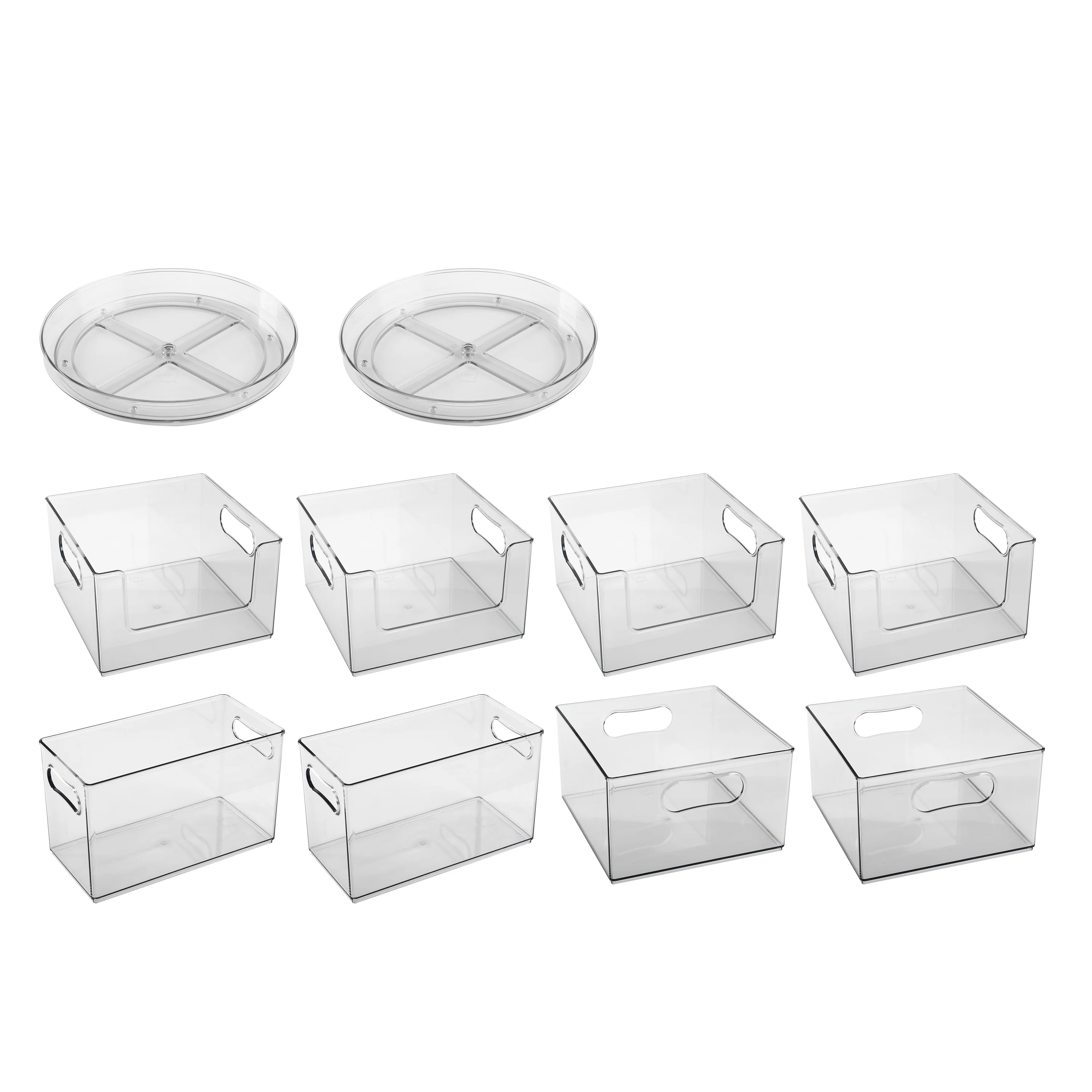 The Home Edit 10 Piece Laundry Edit, Clear Plastic Modular Storage System | Walmart (US)