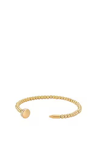 Roma Nail Cuff Bracelet in Gold | Revolve Clothing (Global)