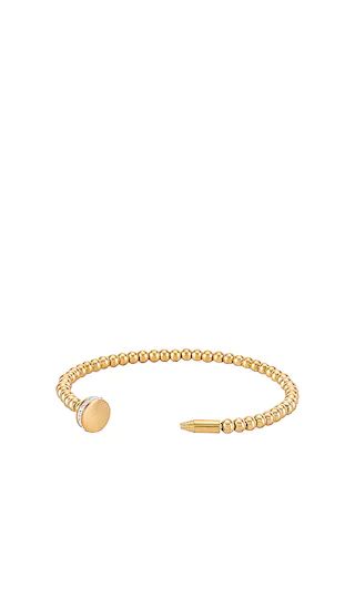 Roma Nail Cuff Bracelet in Gold | Revolve Clothing (Global)