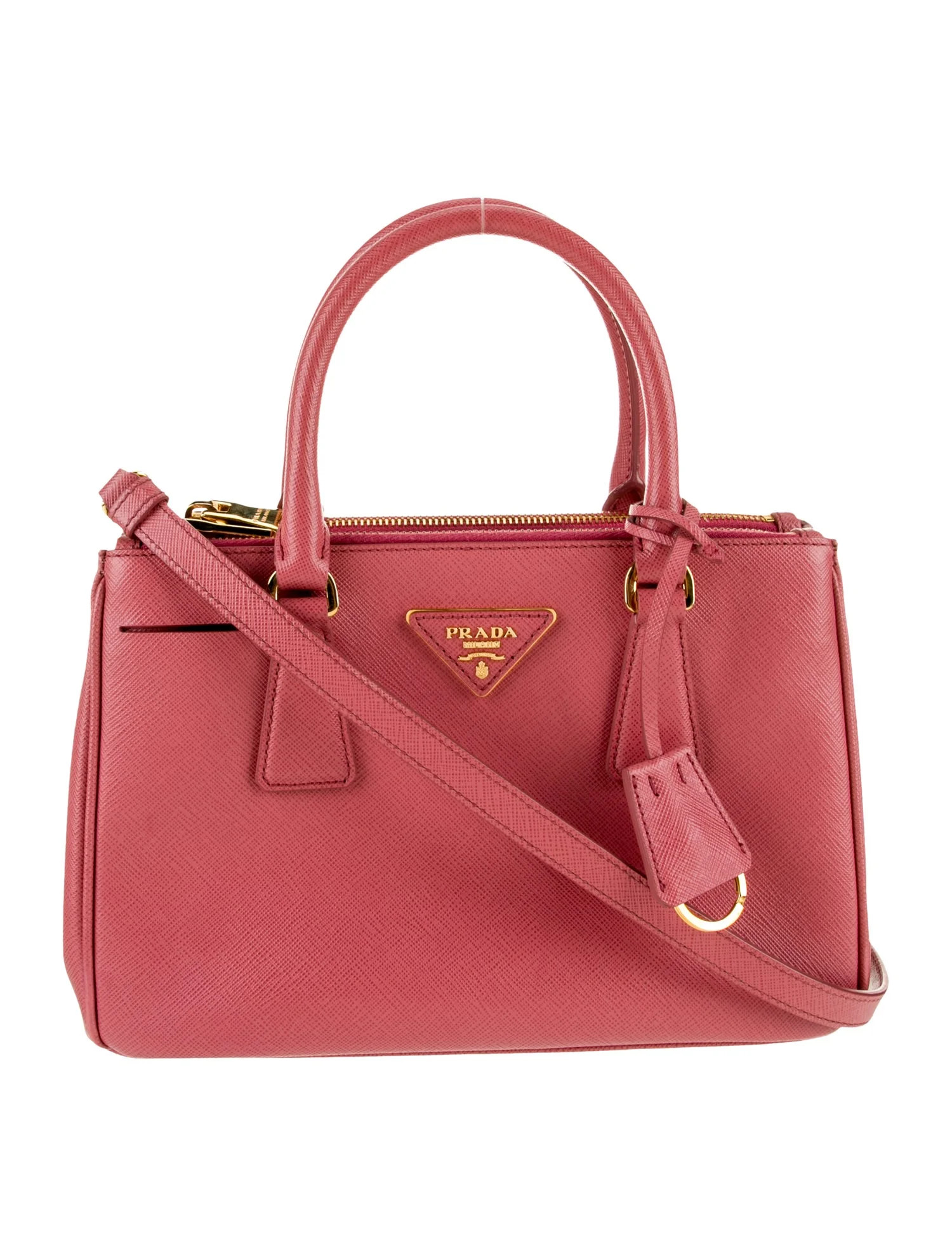 Saffiano Leather Galleria Double Zip Small | The RealReal