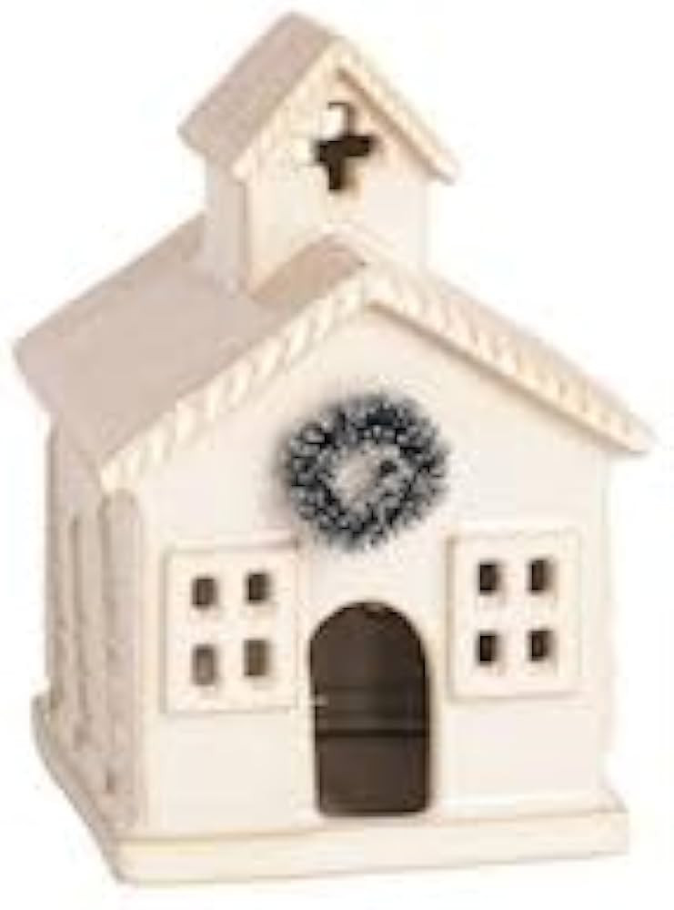 Mud Pie Christmas Small Christmas Church Sitter | Amazon (US)