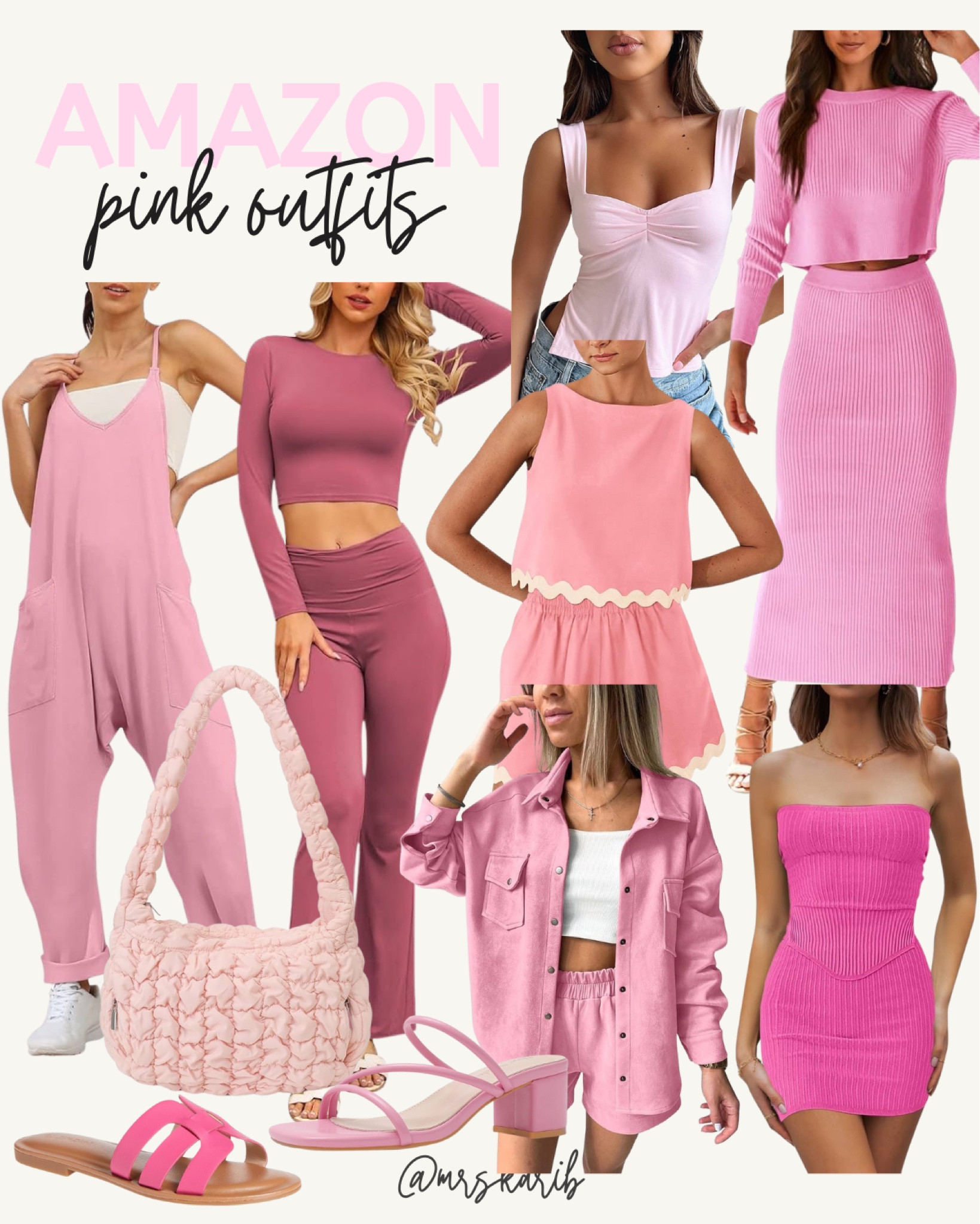 Amazon pink outfits!

Amazon fashion, Amazon finds pink outfits, pink outfit inspo, pink jumpsuit, pink top, pink pants, pink purse, pink accessories, pink matching sets 

#LTKstyletip #LTKSeasonal