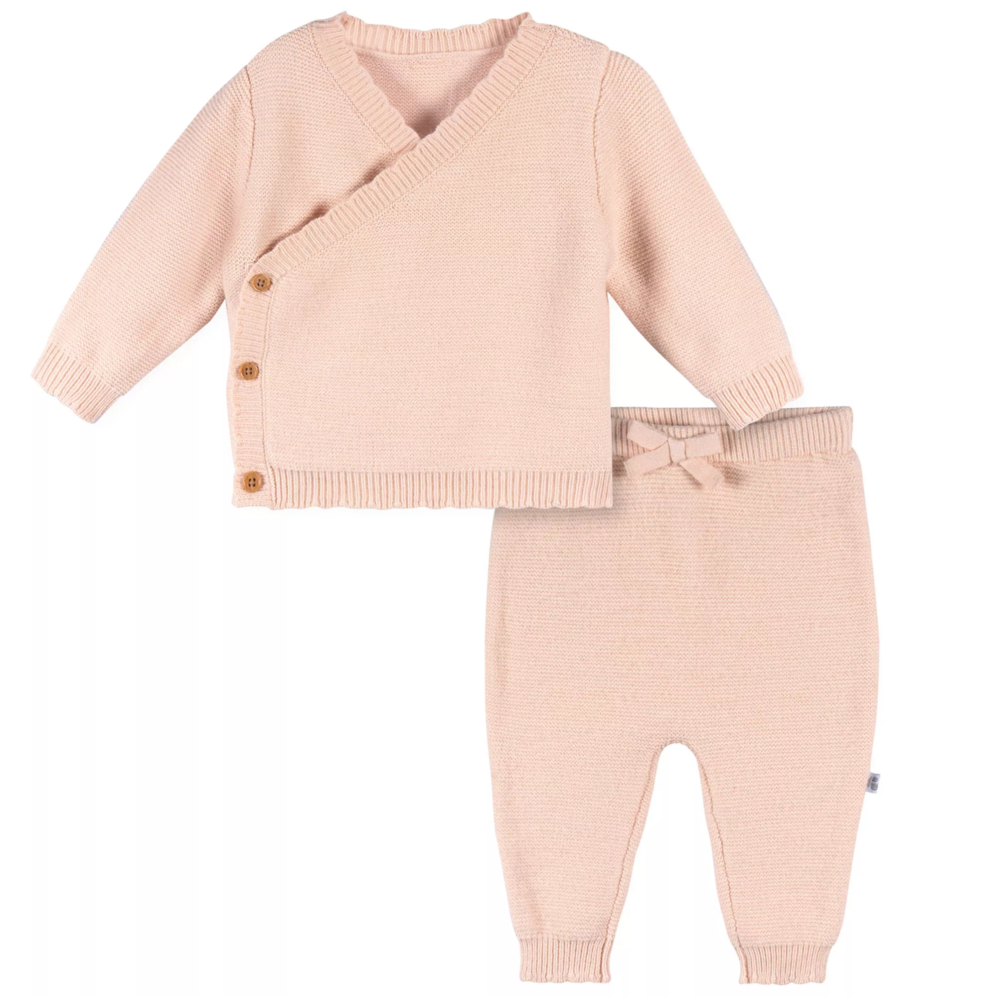 Baby Girls Just Born® 2-pc. Knit Sweater & Bottoms Set | Kohl's