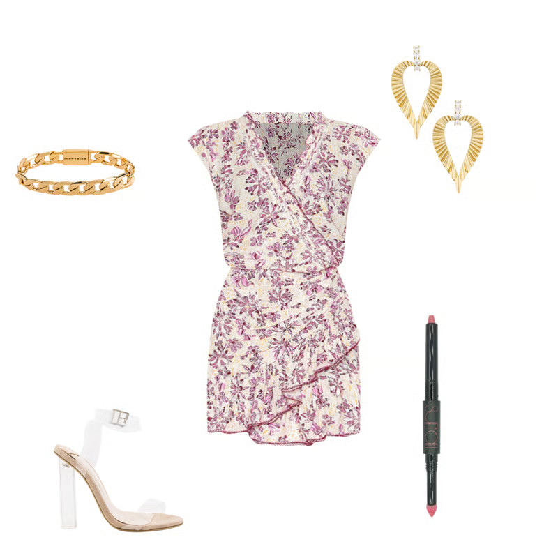 Estelle Mini Dress in Yellow Cactus | Revolve Clothing (Global)