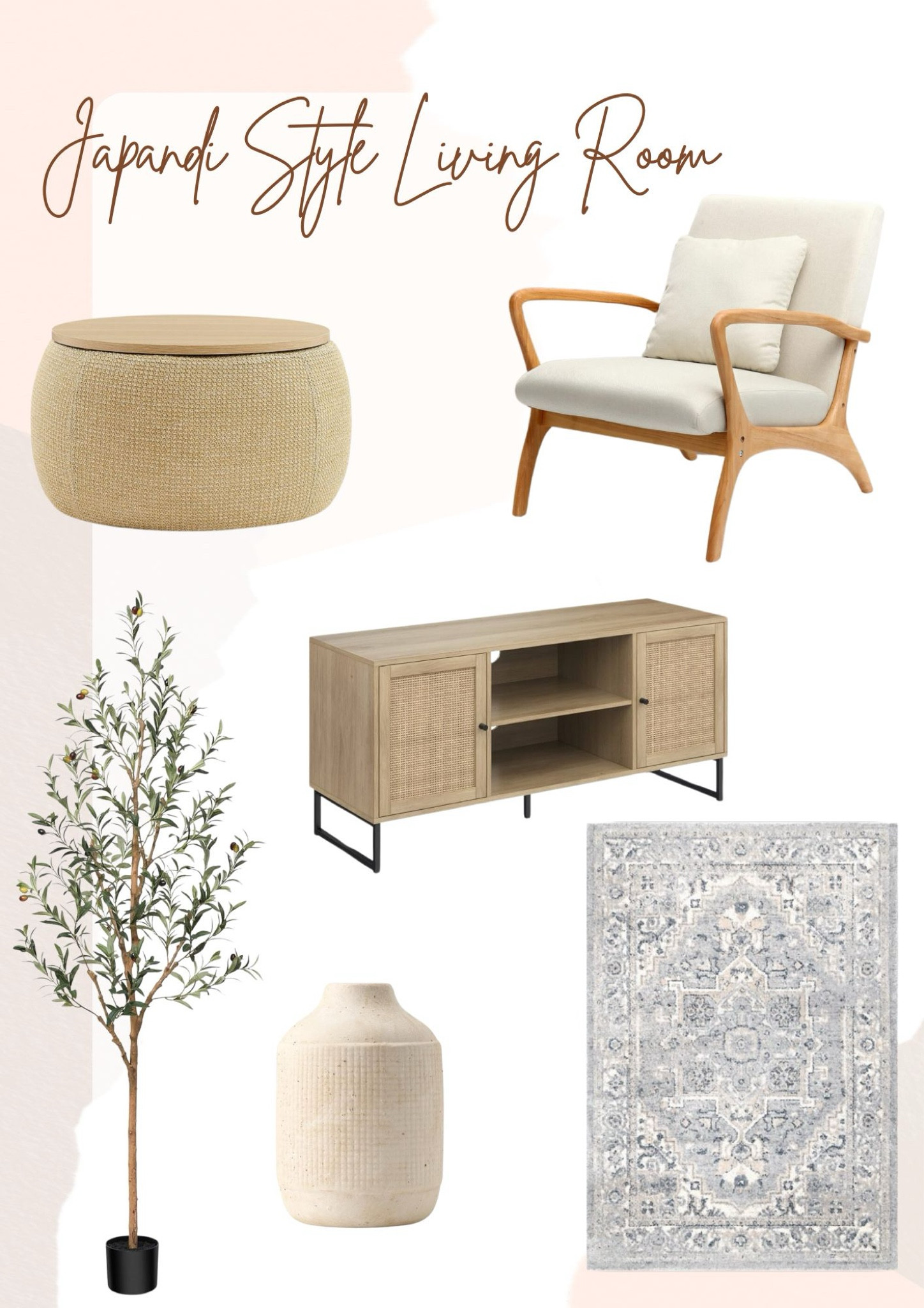 Japandi style living room space (with baby/child friendly items.)

#LTKhome