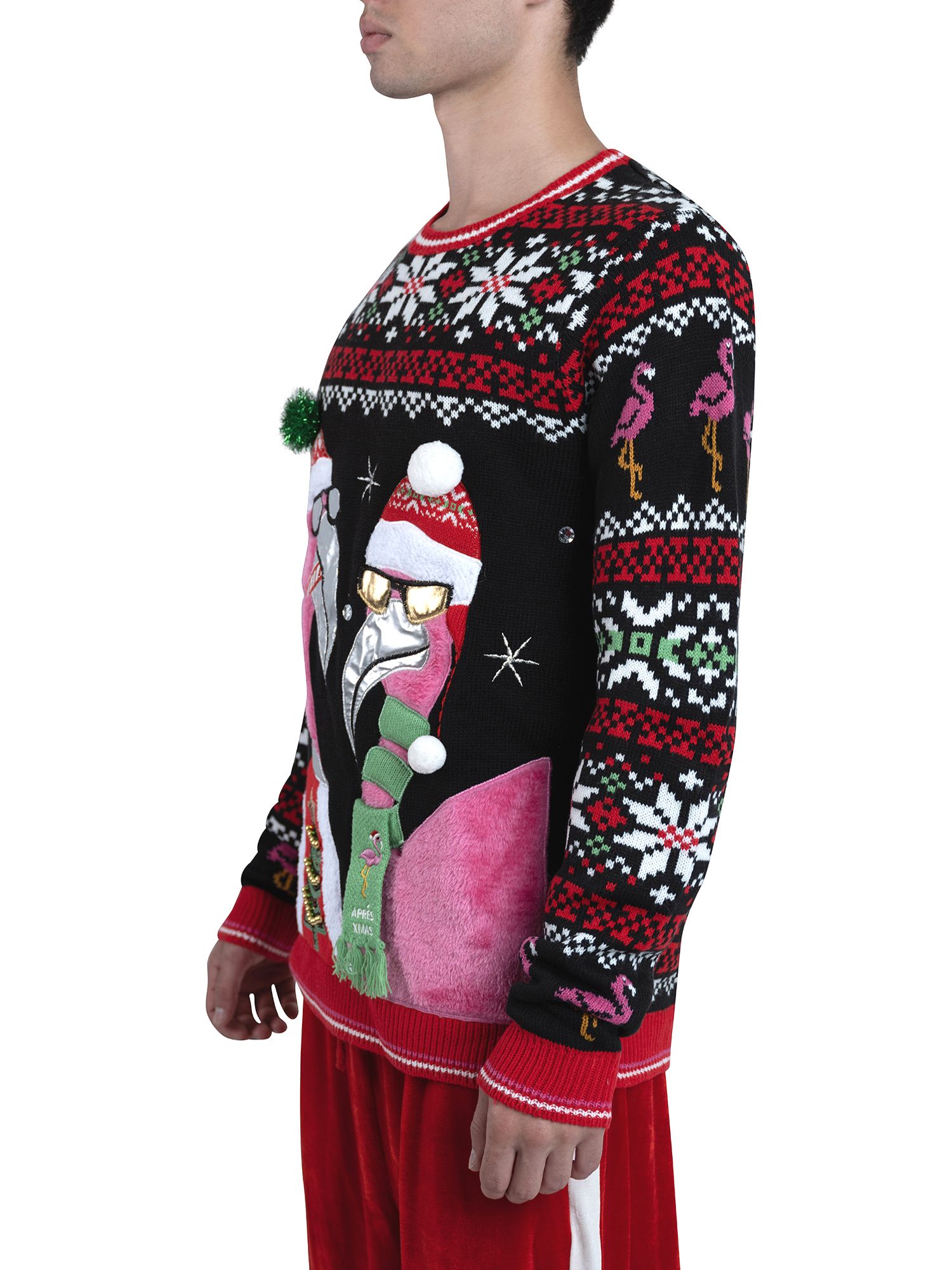Holiday Time Men's & Big Men's Ugly Christmas Sweater, Sizes S-3XL - Walmart.com | Walmart (US)