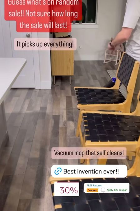 My favorite mop is on sale today!! I don’t know how long it will be on sale! This is a vacuum and mop in one! We use it every night! It even self cleans! 

#LTKSaleAlert #LTKFamily #LTKHome