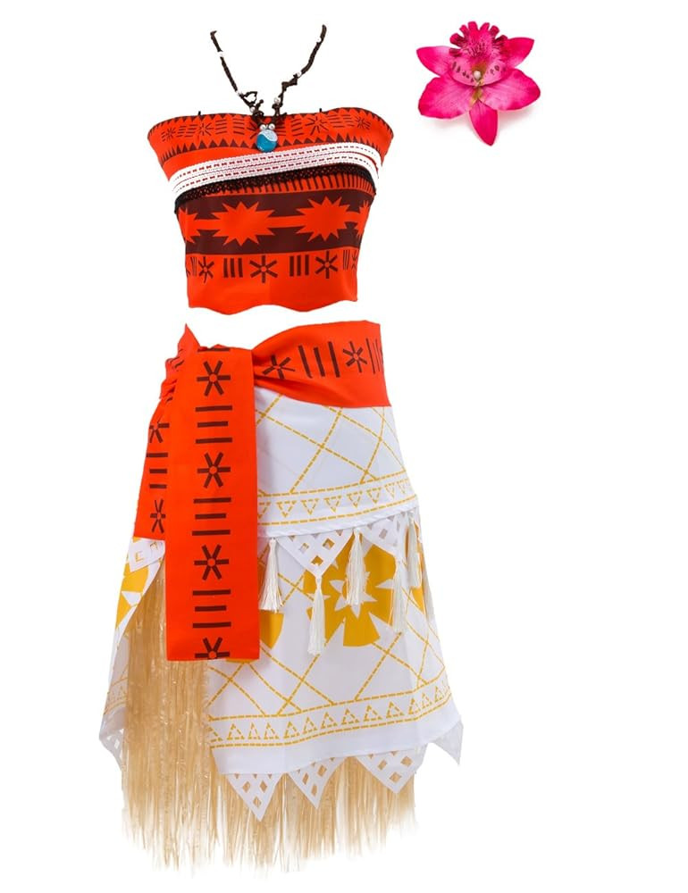 Ainiel Women Girls Skirt Set with Necklace Cosplay Costume Halloween | Amazon (US)