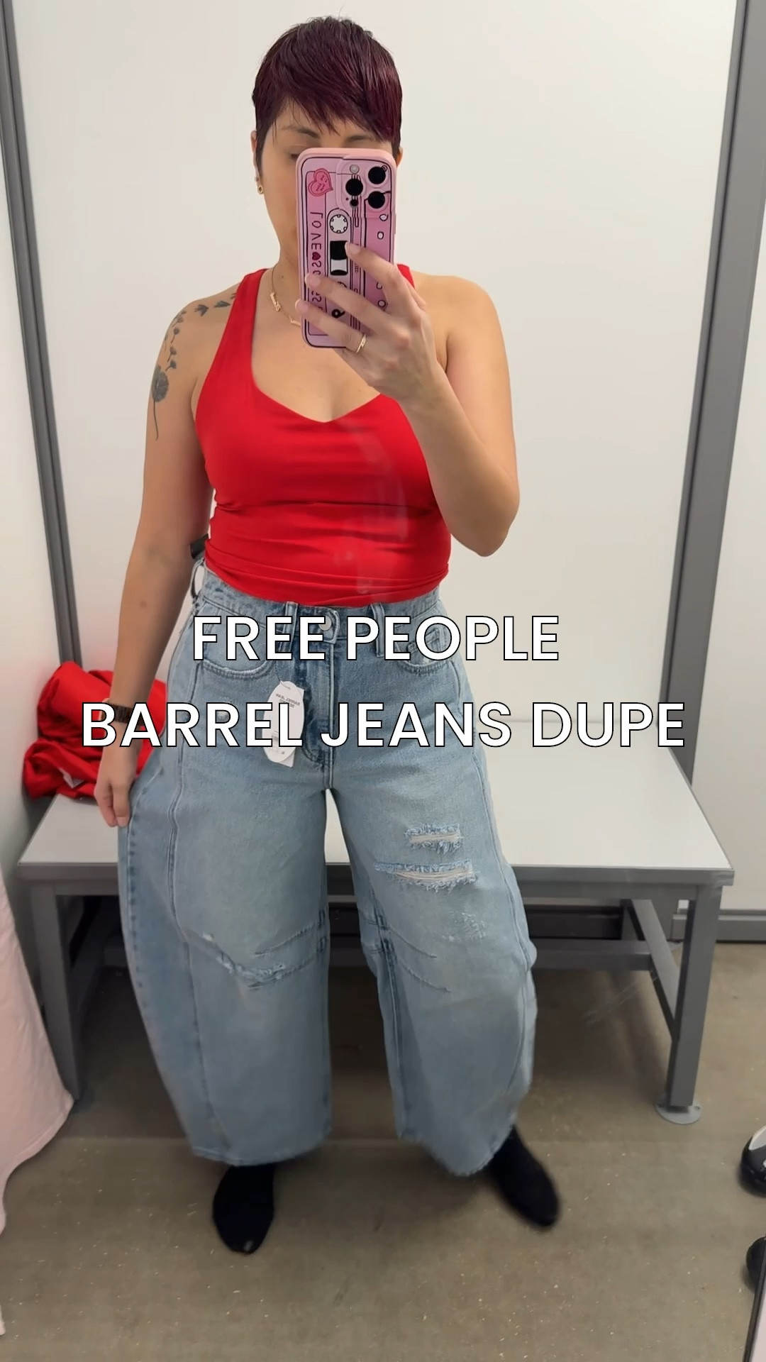 Yall know how much we love the Free People Barre jeans but what we love even more is an even more affordable find. These are so good!! 

Normally an 8 and went up to a 10 for a little more room  

#LTKootd #LTKgrwm #LTKMidsize
