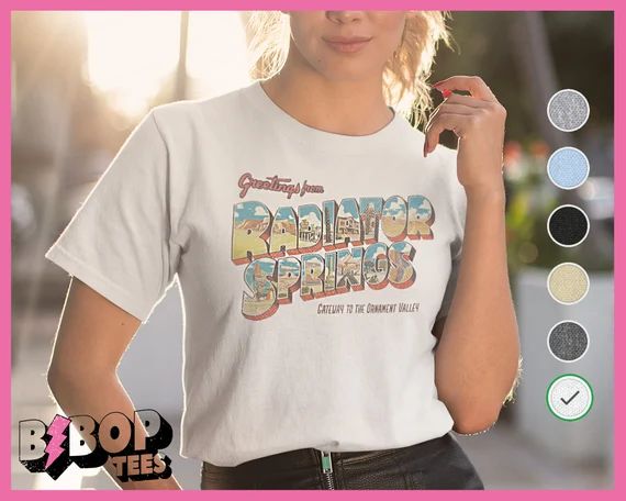 Radiator Springs Shirt Cars Road Trip Disney Parks Unisex | Etsy | Etsy (US)