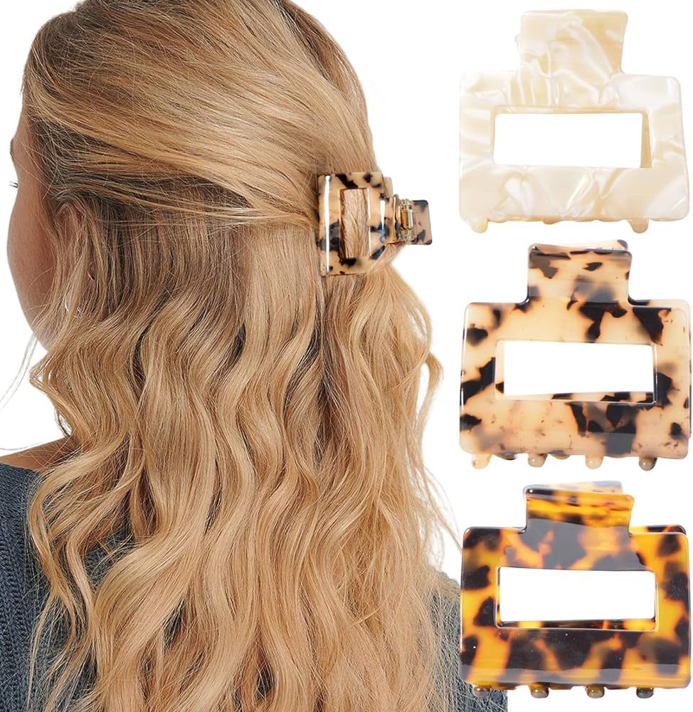Tortoise Shell Ponytail Cuffs Elastic Hair Band Hair Tie Leopard French Design Hair Band Headwear... | Amazon (US)
