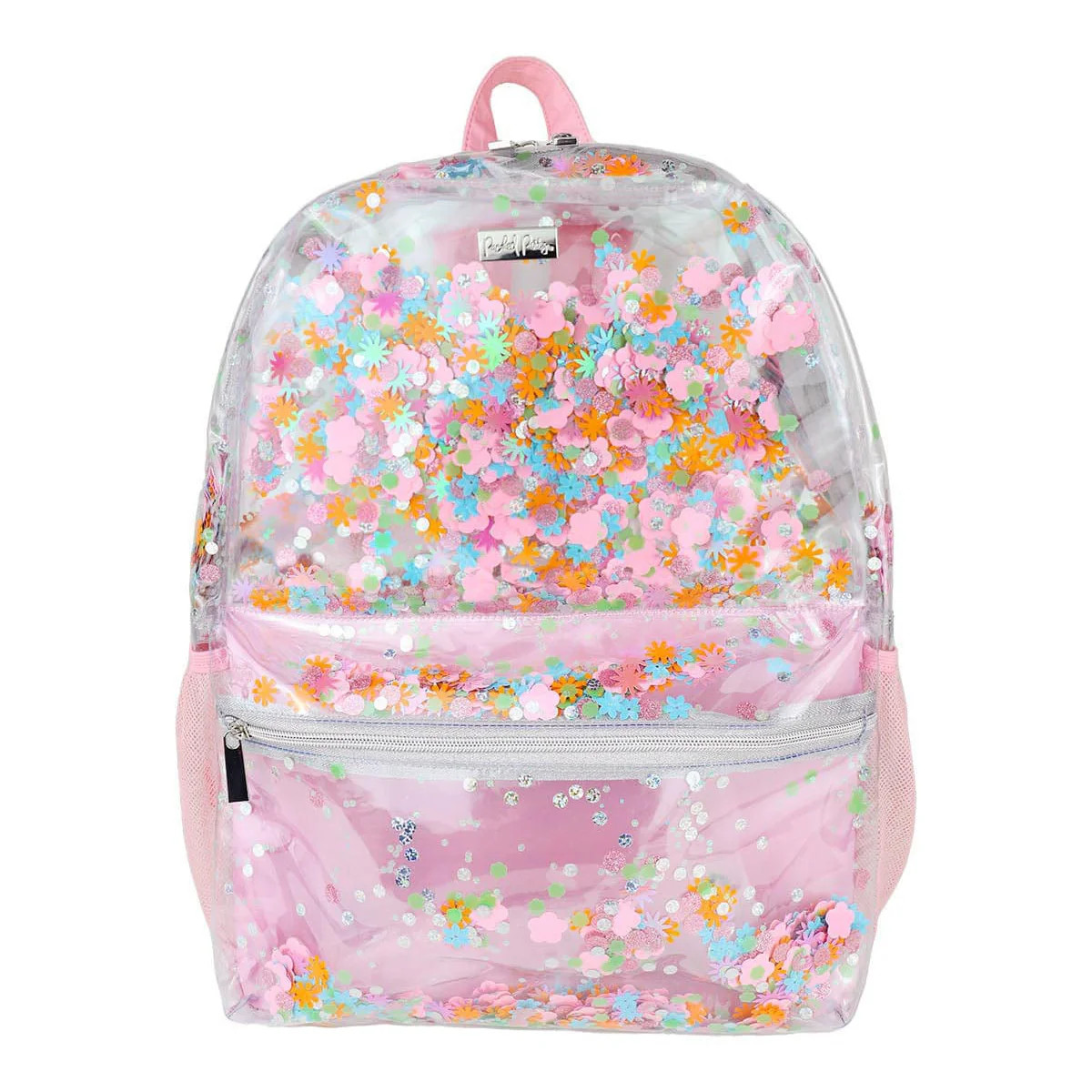 Flower Shop Confetti Clear Backpack | Packed Party