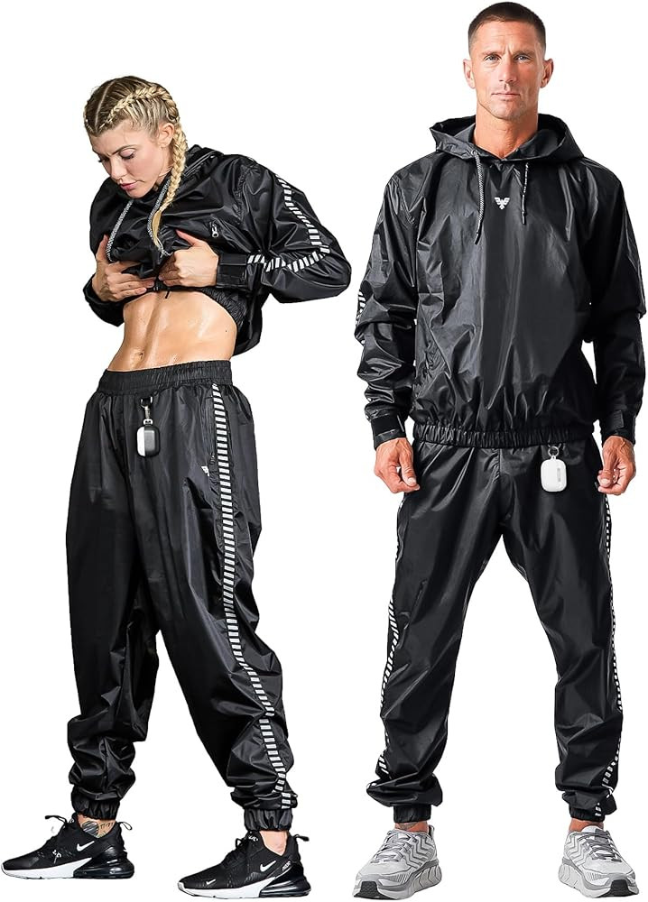 Elite Sports Sauna Suit for Weight Loss Men & Women Boxing MMA Wrestlers Gym Sweat Hoodie Sauna S... | Amazon (US)