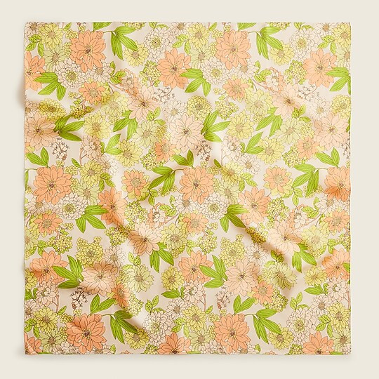 Oversized silk bandana | J. Crew US