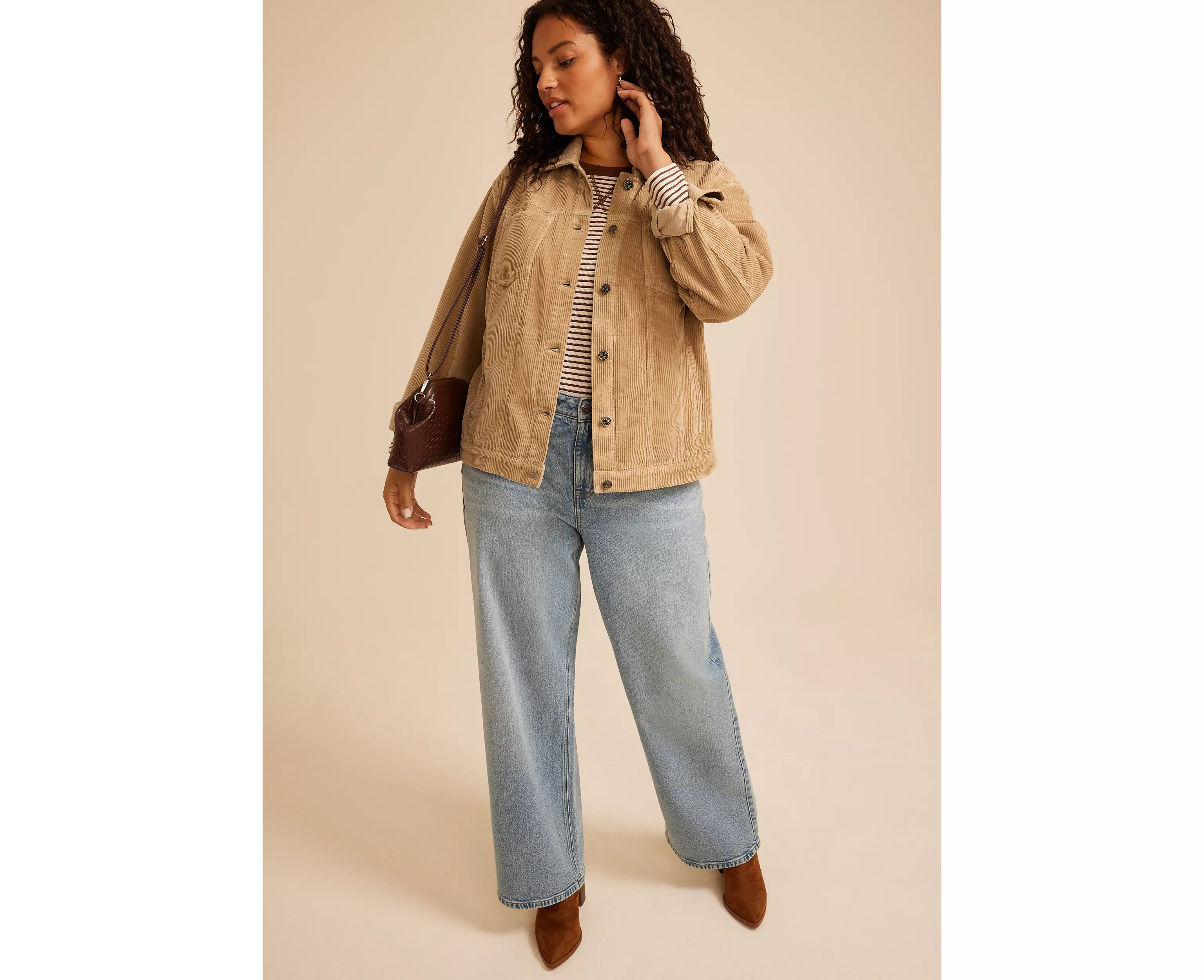 Plus Size Corduroy Trucker Jacket | maurices | Maurices