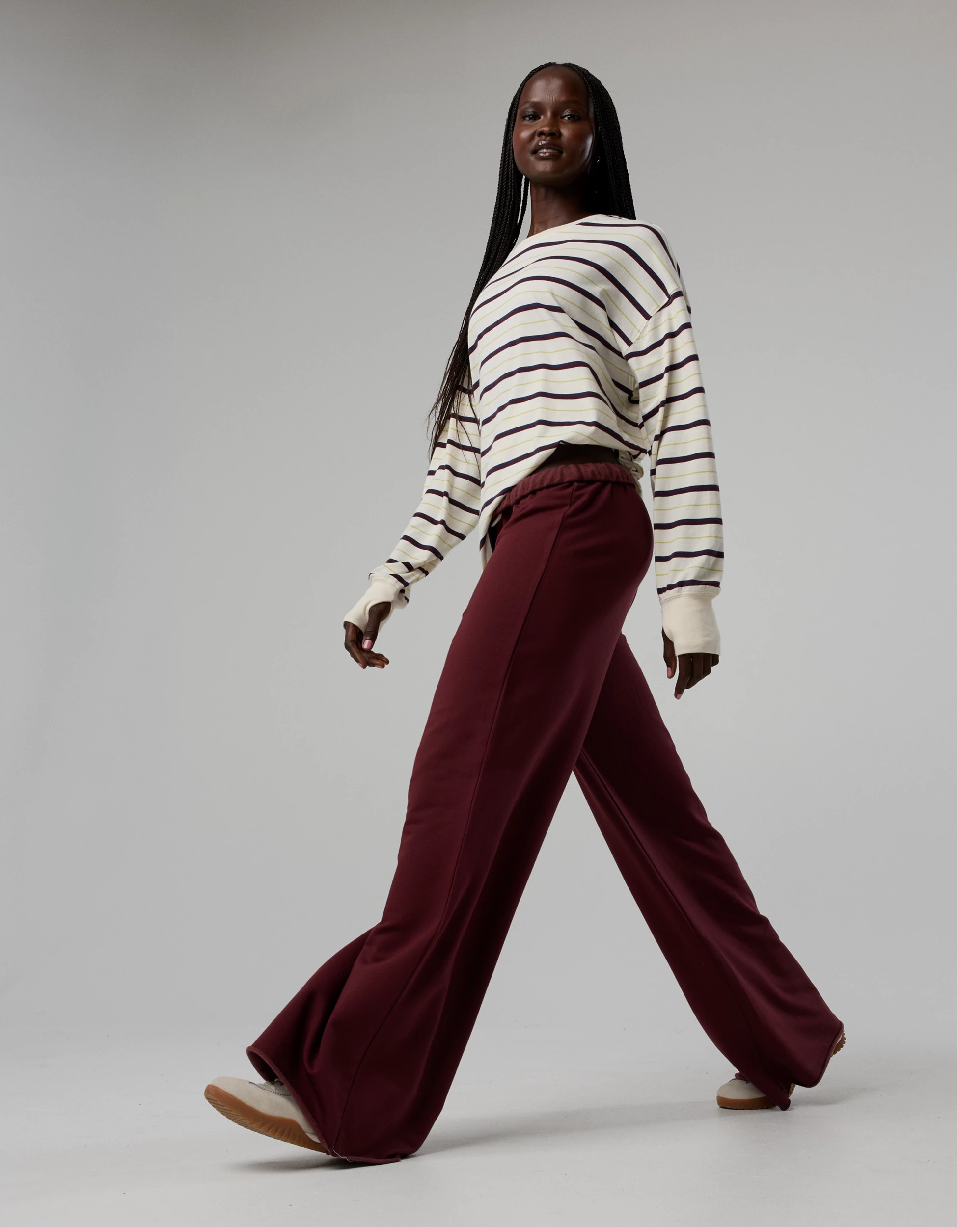 OFFLINE By Aerie OTT Fleece Super Wide Leg Pant | Aerie