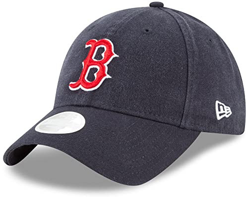 New Era Women's MLB Core Classic 9TWENTY Team Color Home Adjustable Hat Cap One Size Fits All -Boston Red Sox Navy | Amazon (US)