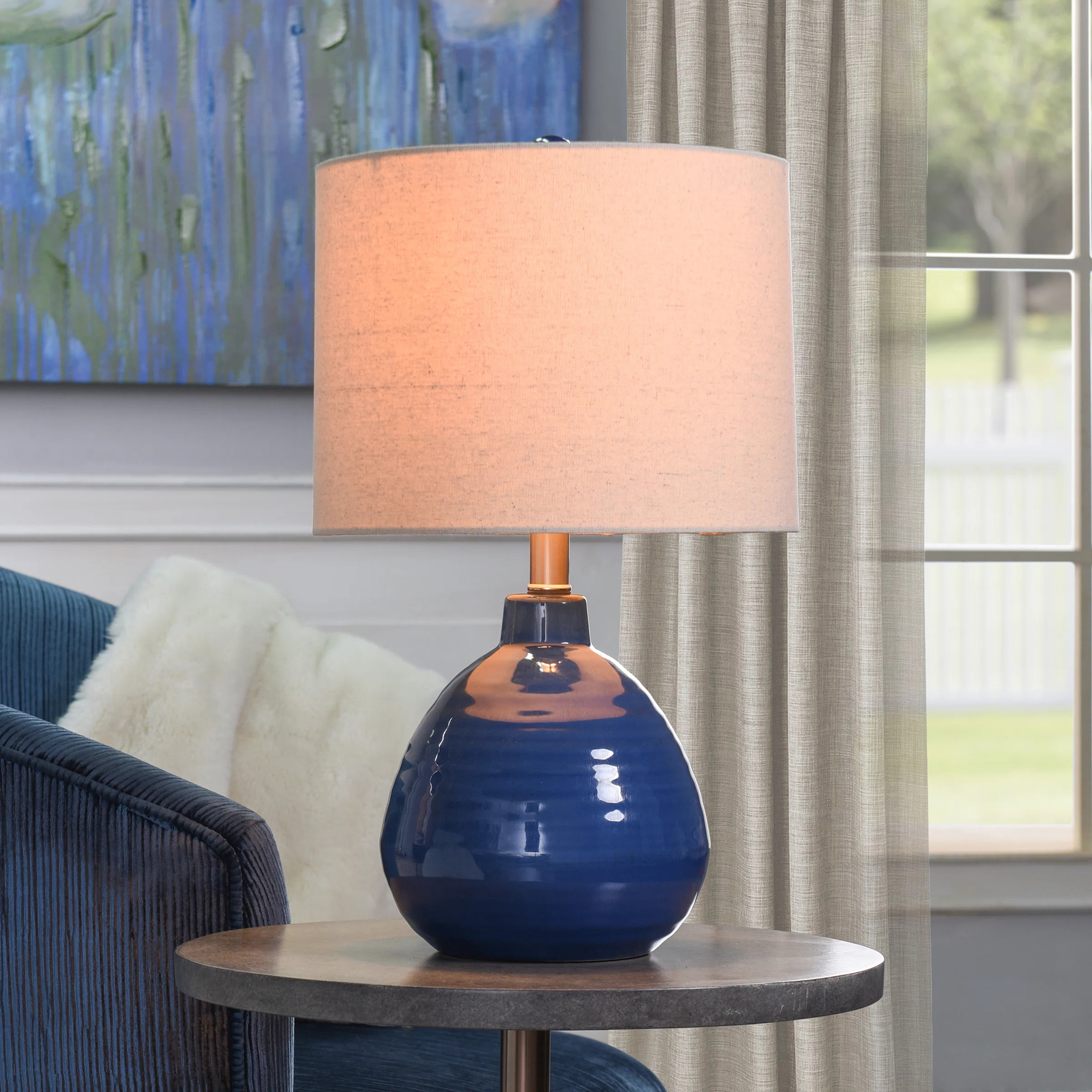 Alverez 21" Ceramic Table Lamp | Wayfair North America