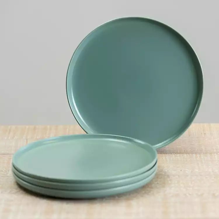 Matte Sage Simple Things Salad Plates, Set of 4 | Kirkland's Home