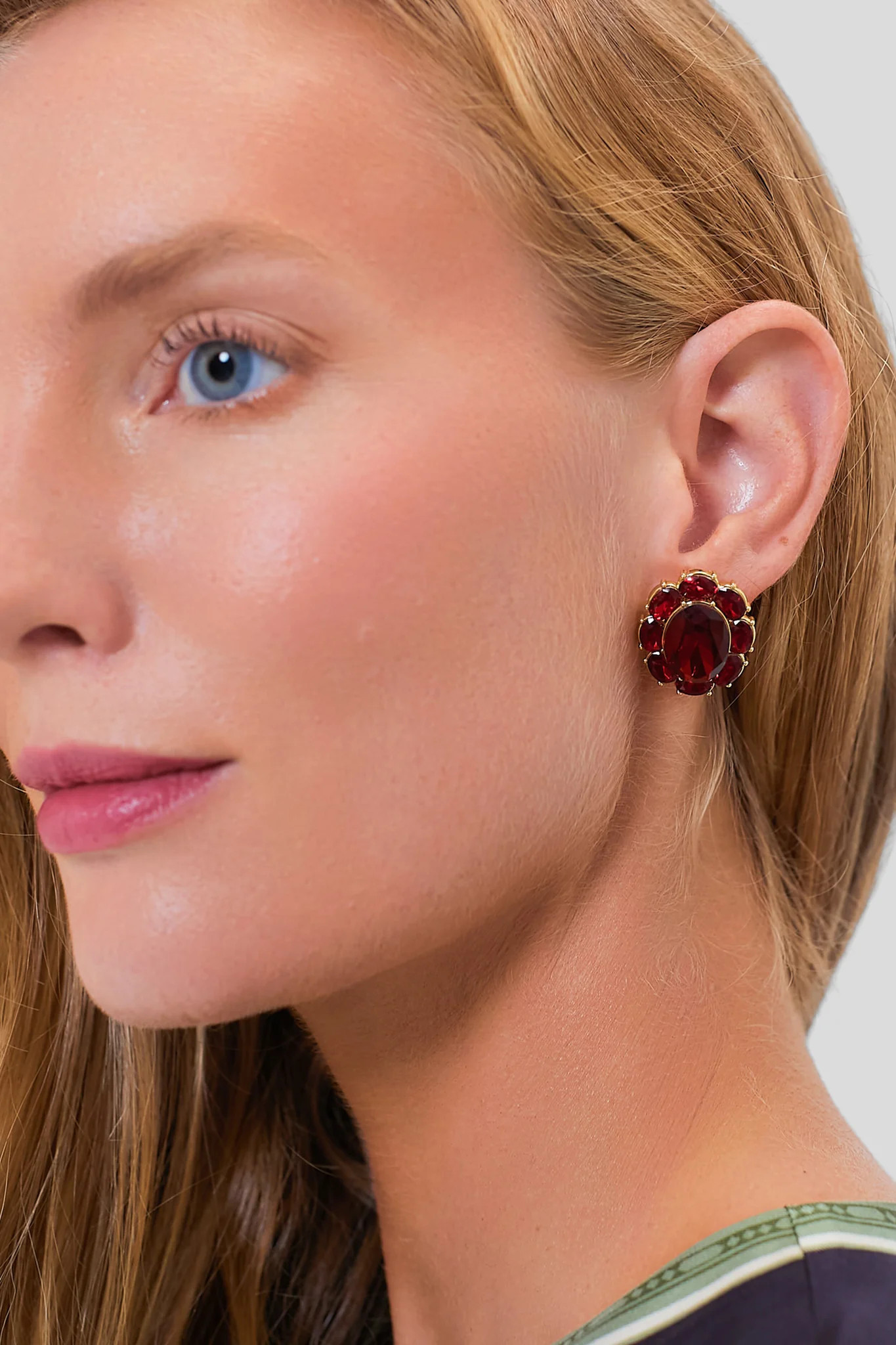 Ruby Crystal Emaline Studs | Tuckernuck (US)