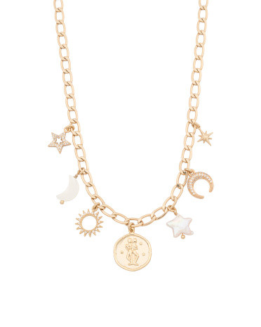 Gemini Charm Necklace | TJ Maxx