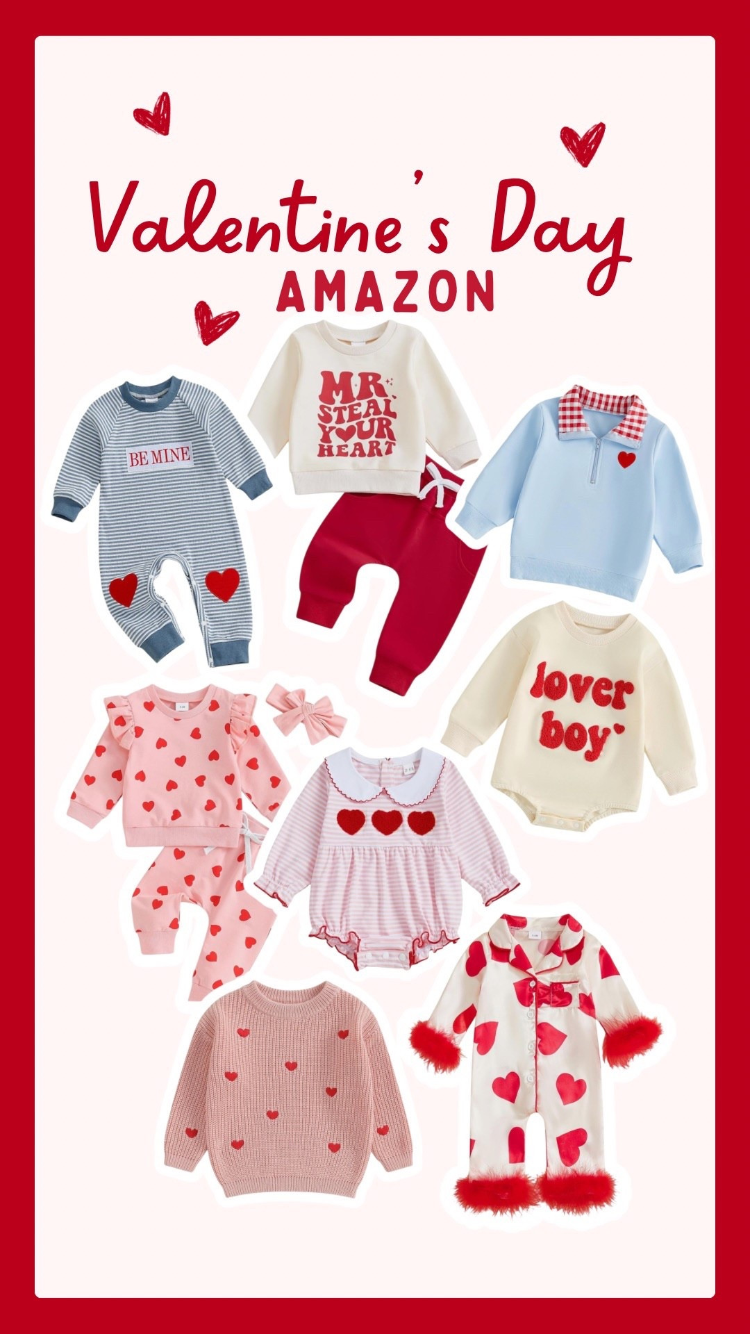 Valentine’s Day: Amazon baby outfits ❤️ cute coordinating picks for my boy/girl twins - all under $20!

#LTKValentine #LTKKids #LTKBaby
