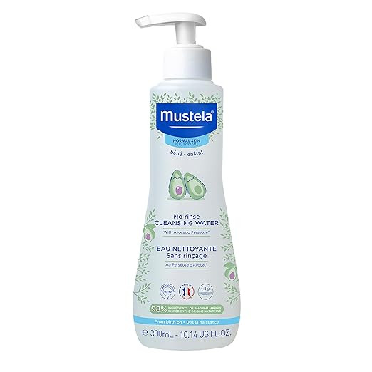 Mustela Baby Cleansing Water - No-Rinse Micellar Water - with Natural Avocado & Aloe Vera - for B... | Amazon (US)