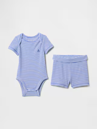 Baby Grow-With-Me TinyRib Outfit Set | Gap (US)