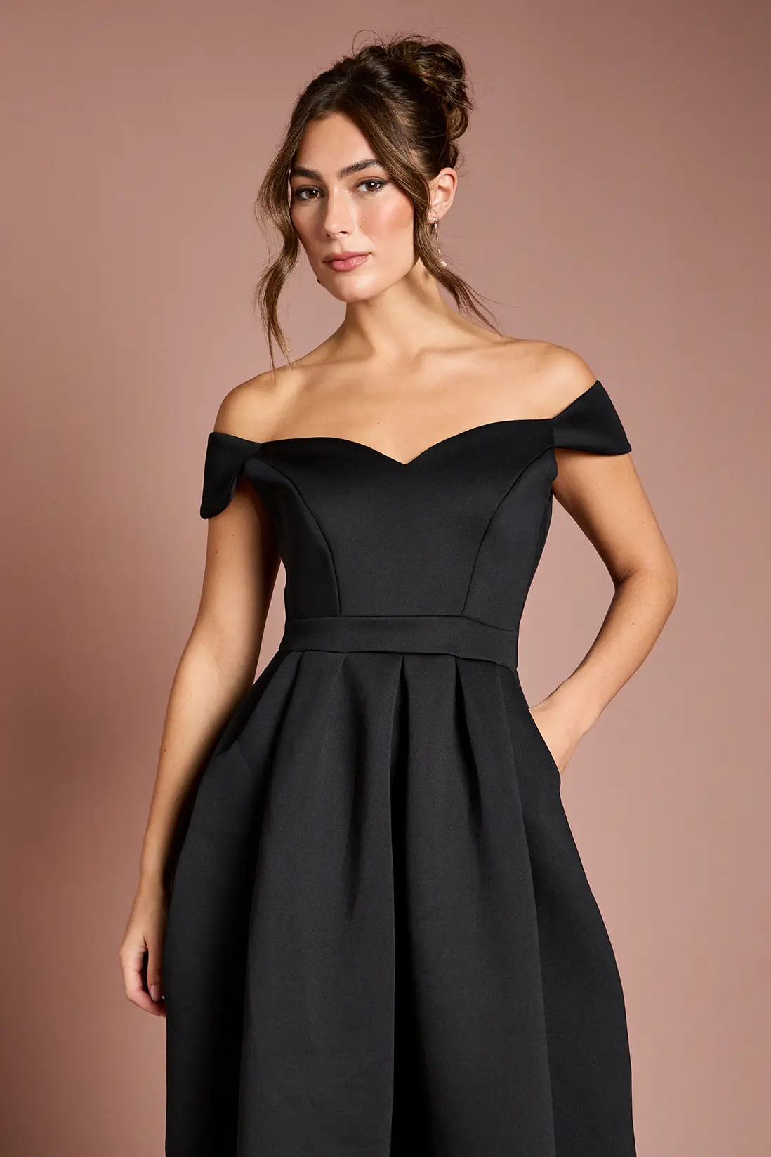 Dresses | Scuba Sweetheart Neckline Midi Dress | Coast | Debenhams UK