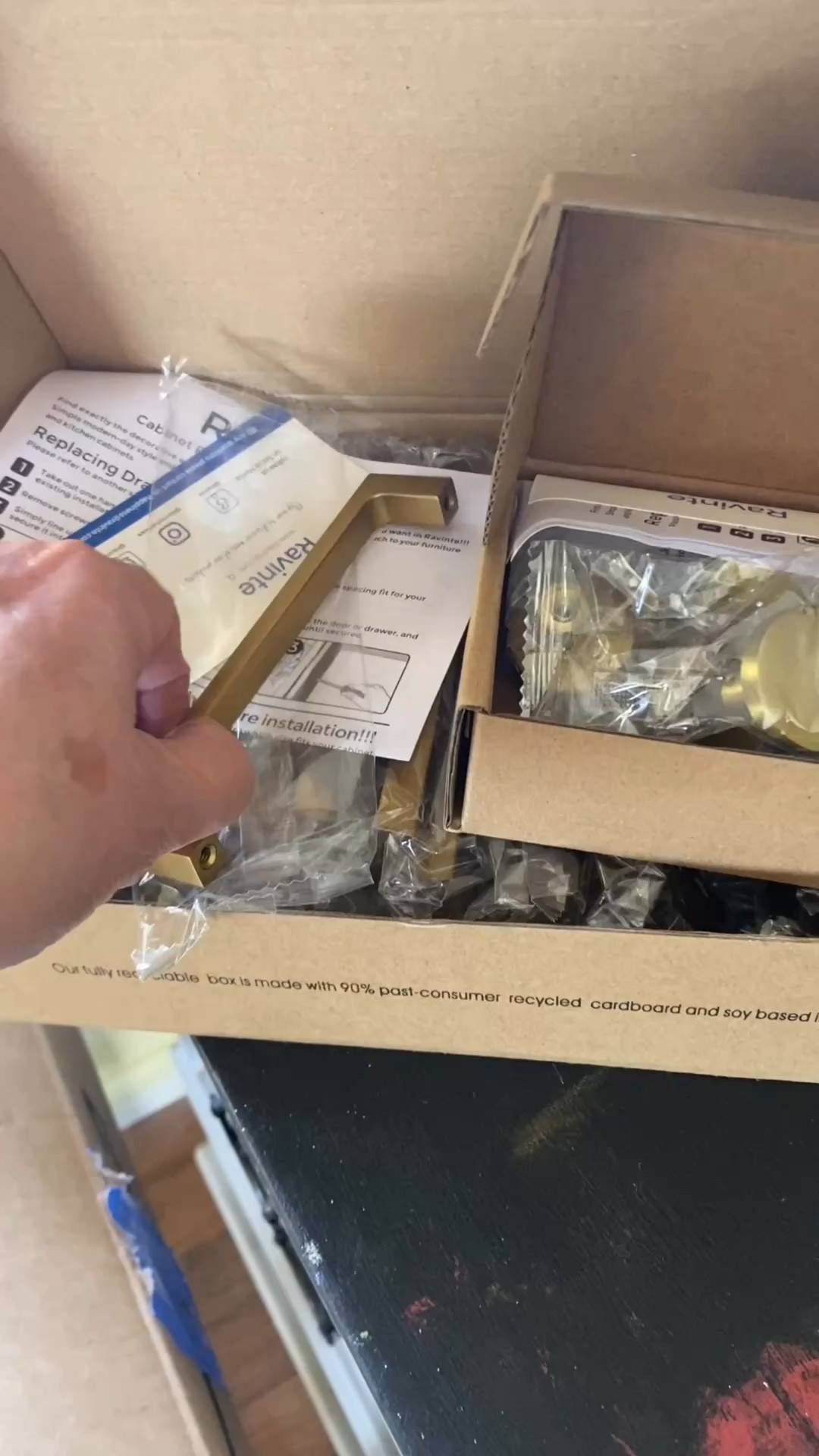 Picking out kitchen cabinets hardware, sink, & farmhouse kitchen sink, kitchen faucet. Do you have any favorite brands? We are remodeling because our kitchen flooded. Finally, starting to rebuild & install! #kitchenremodel #kitchen #DIY

#LTKdayinmylife #LTKHome