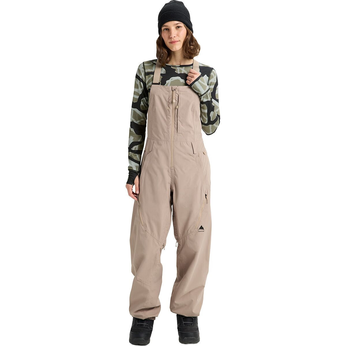 Burton Reserve Bib Pant - Women's Summit Taupe, XS | Backcountry