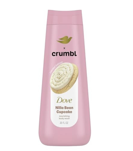 Dove x Crumbl Moisturizing Liquid Body Wash | Nilla Bean Cupcake | 20oz Wash | Amazon (US)