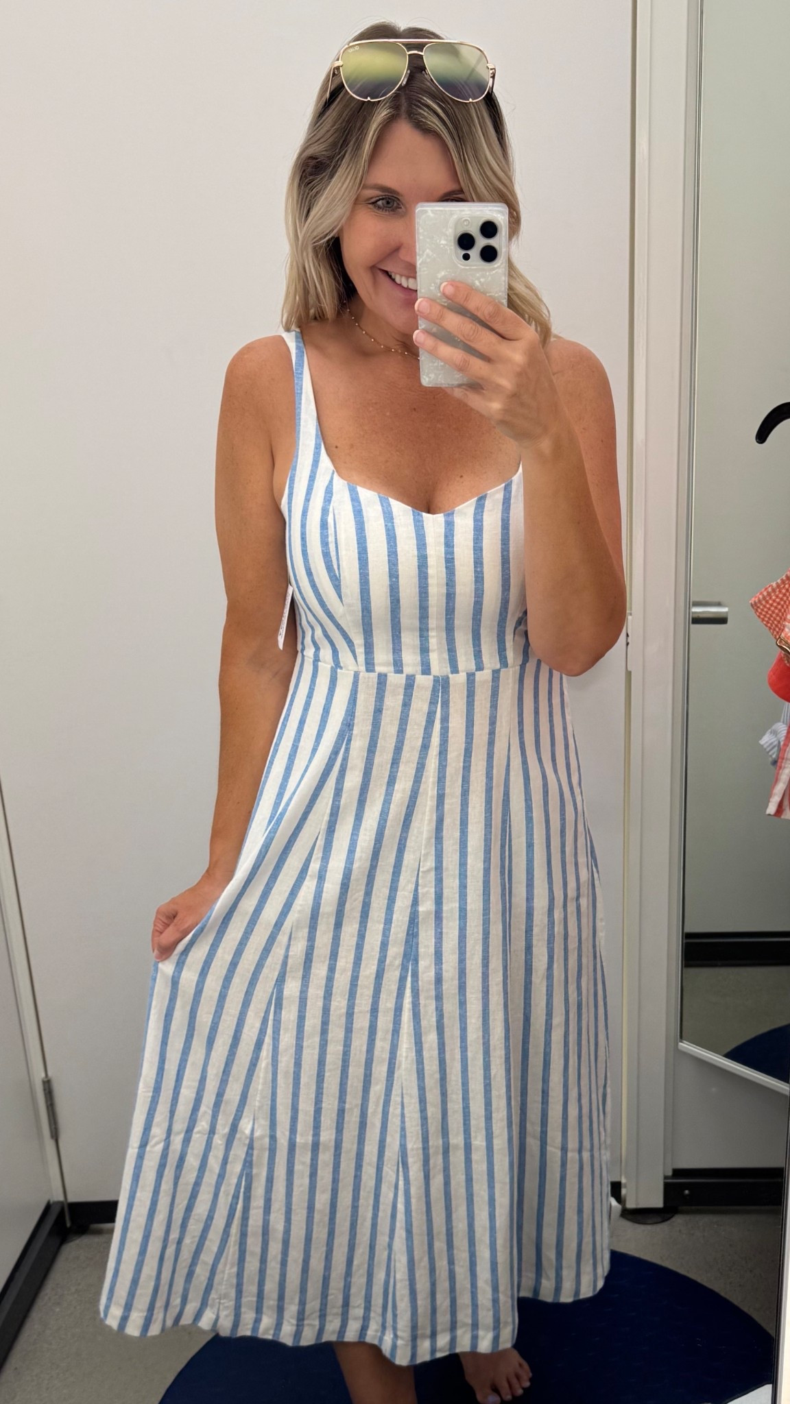 Love the fit of this m! It came home 😍 wearing a xs usually am a small this has a smocked back. 

Dress #oldnavy #springstyle #vacationdress

#LTKStyleTip #LTKPetite