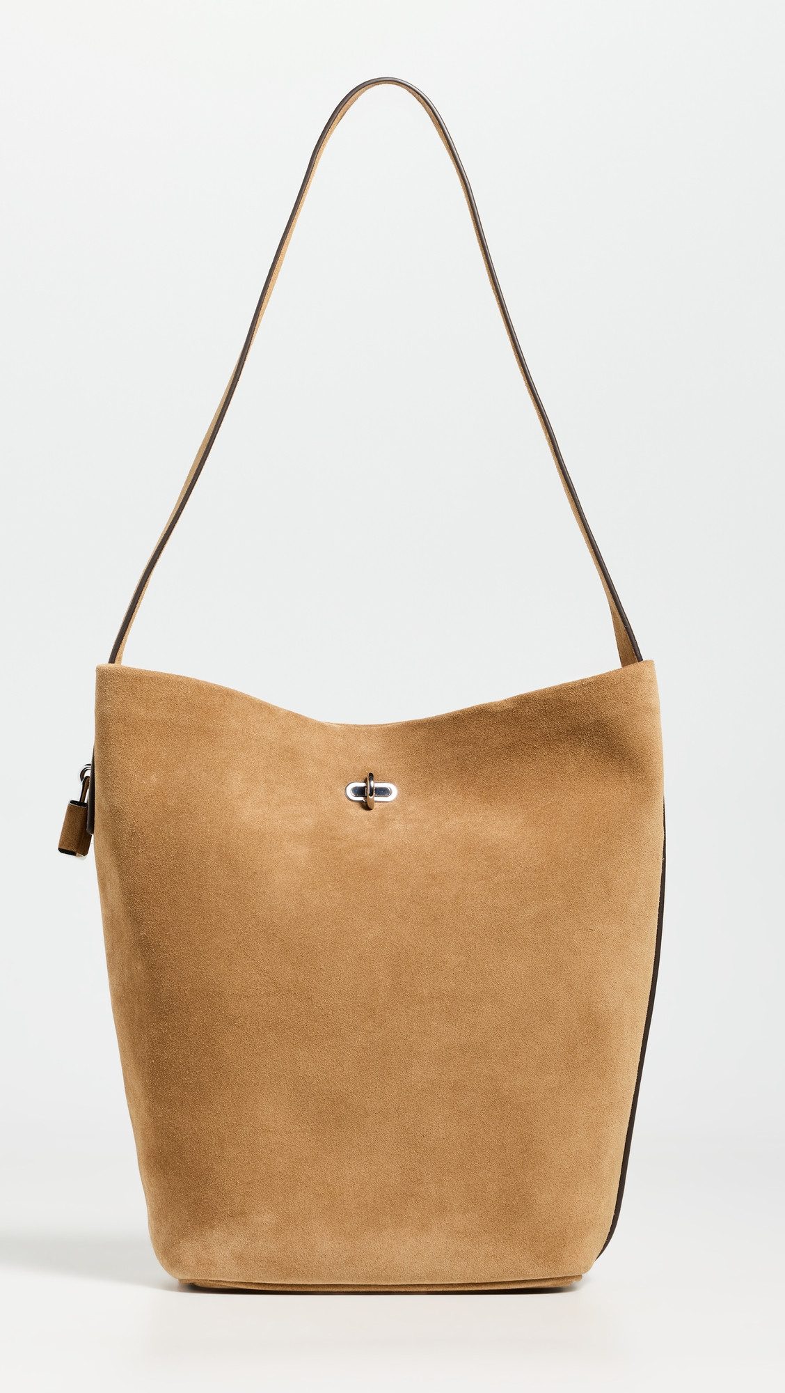 Tory Burch Suede Slim Bucket Bag Toffee One Size | Shopbop