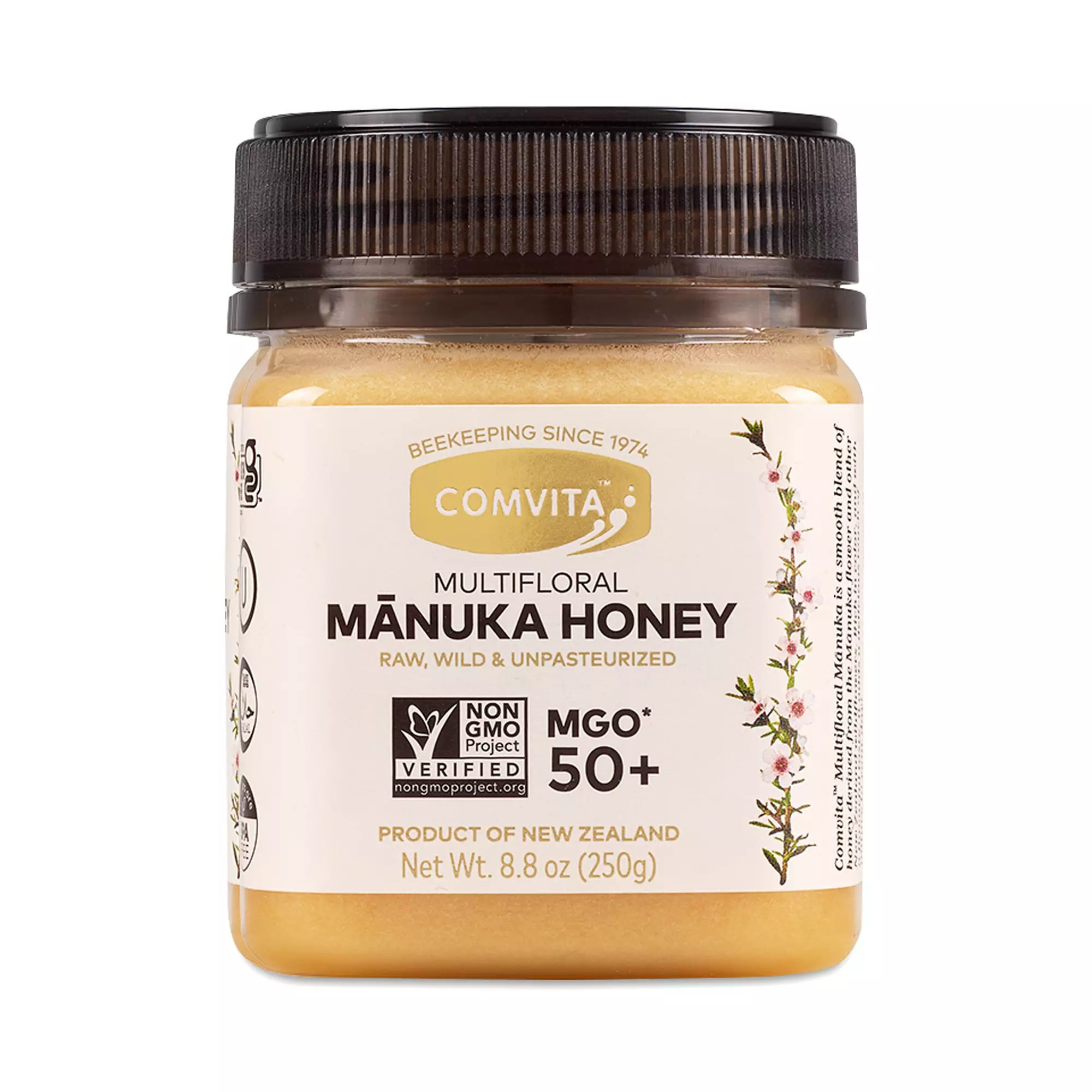 Comvita Raw Multifloral Manuka Honey (MGO 50+) 8.8 fl oz jar | Thrive Market