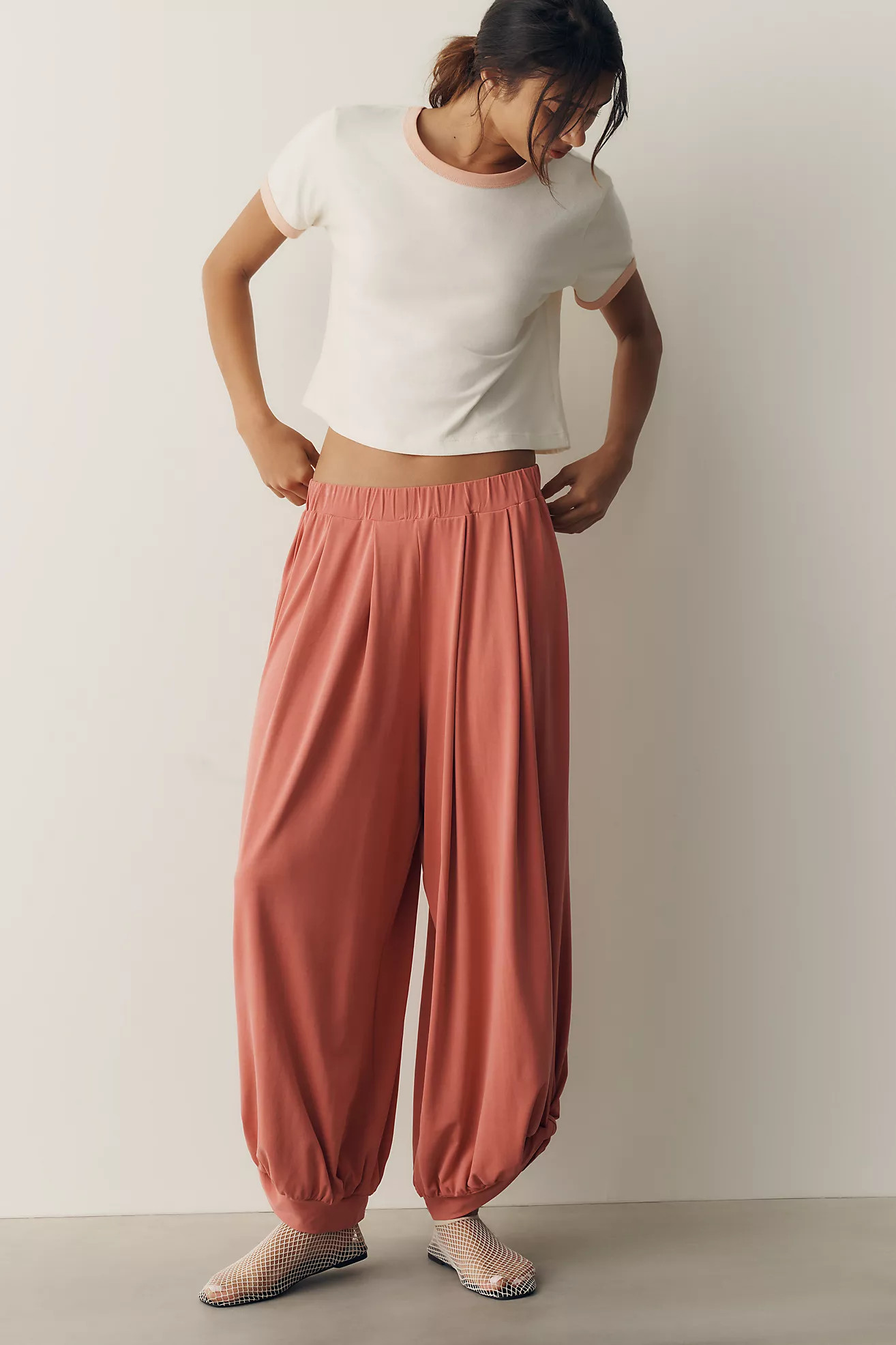 Twist Bubble Pants | Anthropologie (US)