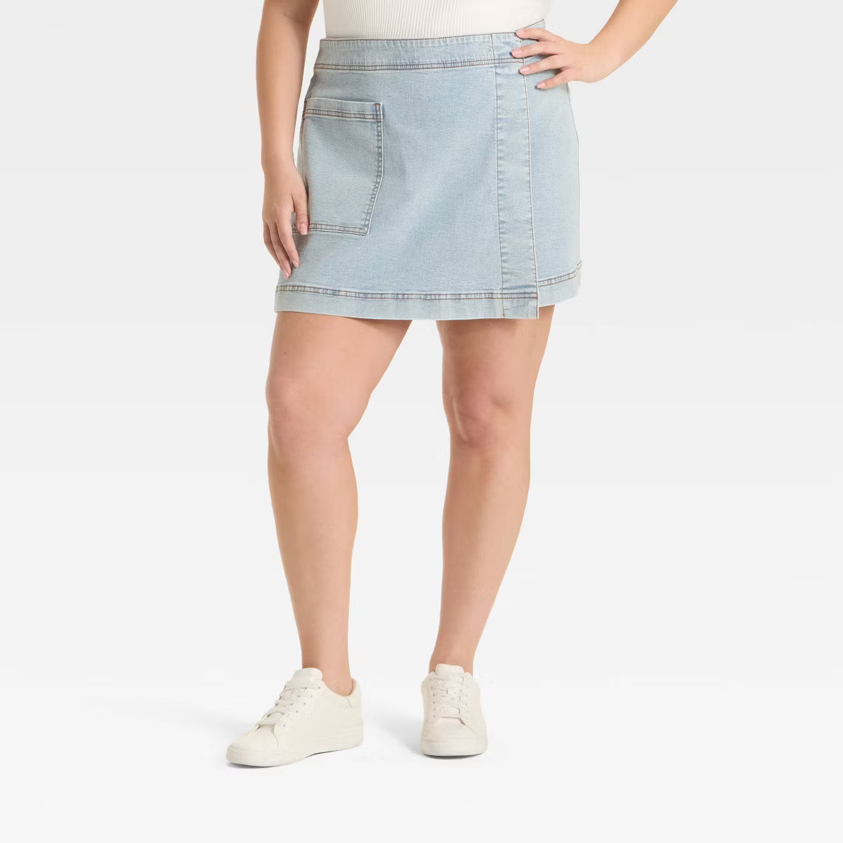 Women's Mini Jean Skirt - Ava & Viv™ | Target