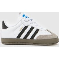 adidas White & Black Samba Baby Trainers | Schuh