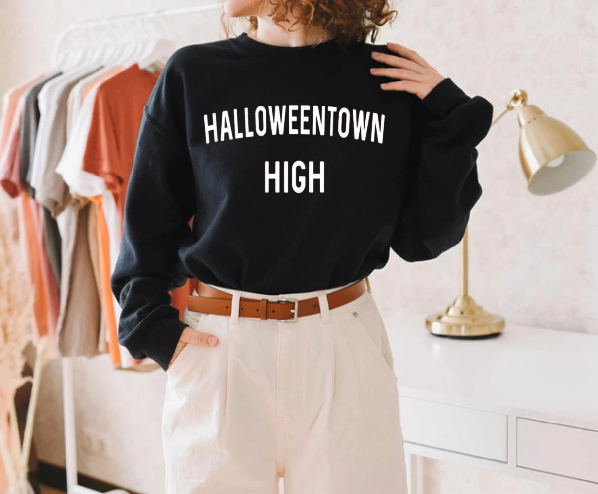 Halloweentown High, Halloweentown University Sweatshirt for Women, Halloweentown Shirt, Spooky Sw... | Etsy (US)