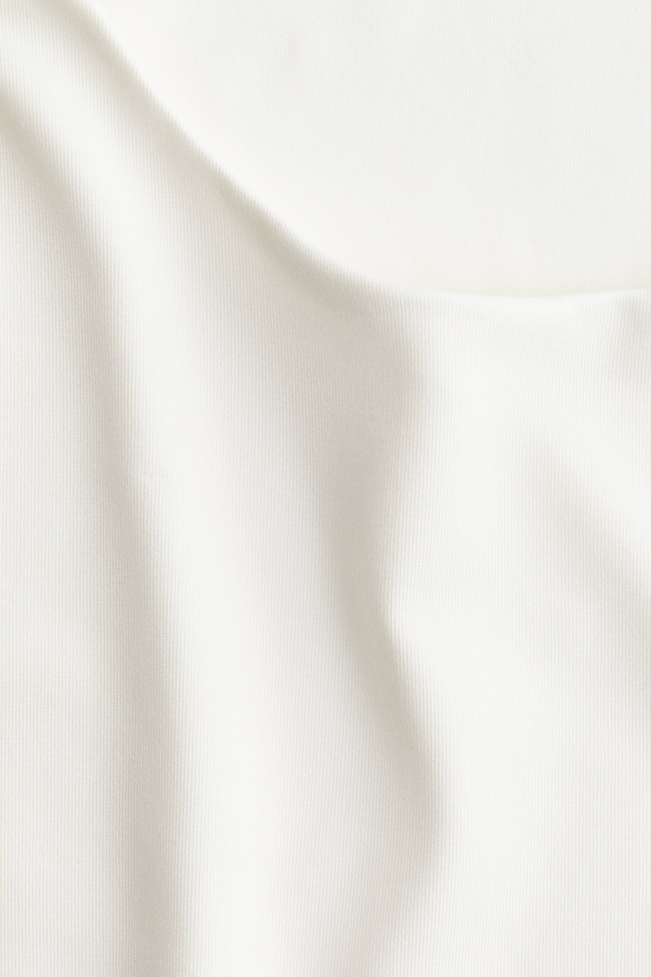 Cropped Microfiber Tank Top - Blue - Ladies | H&M US | H&M (US + CA)