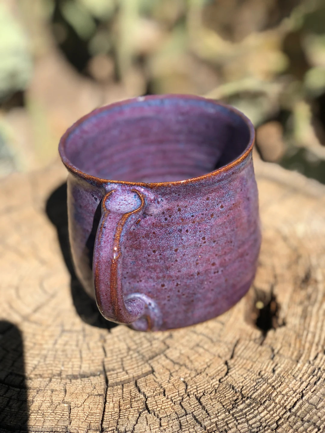 18-20oz. Purple Mug Cup Handmade Pottery - Etsy | Etsy (US)