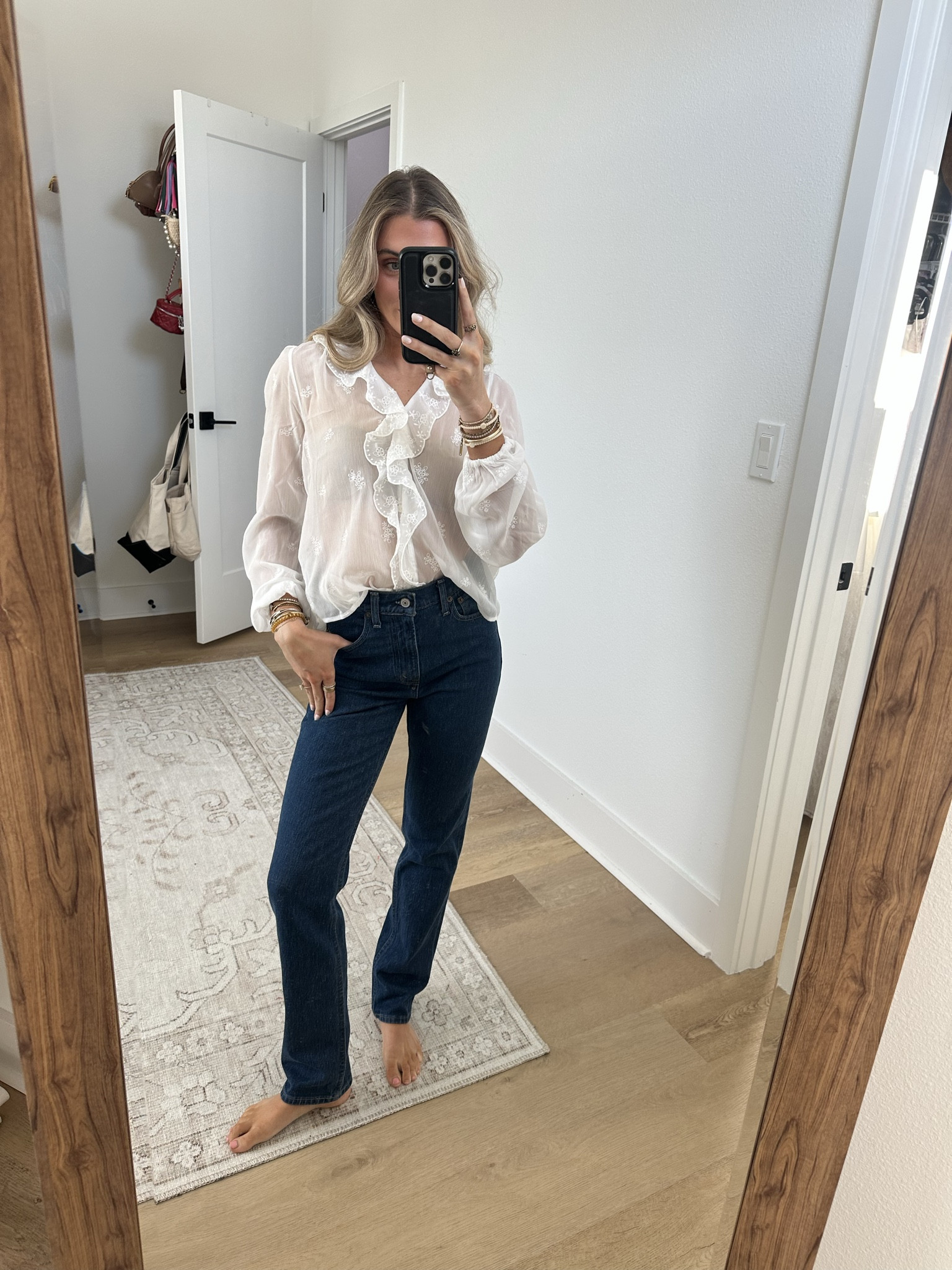 new denim @abercrombie    and right in time because it’s on sale currently too 💓 an all time fav brand of mine and new denim couldn’t have come at a better time for this frigid FL weather. I am wearing size xs in the tops and size 24 regular in the jeans. 

#abercrombie #abercrombiejeans #abercrombiehaul #abercrombiestyle #abercrombiesale 

#LTKootd #LTKSaleAlert #LTKSeasonal